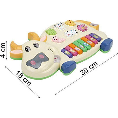 Rabbit Piano Musical Toy Baby - 8 Numbered Keys (Assorted Colours)
