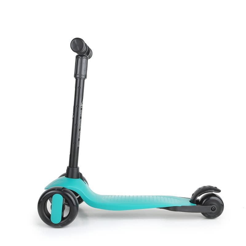 Height Adjustable and Kick 3 Wheels Scooter - Green