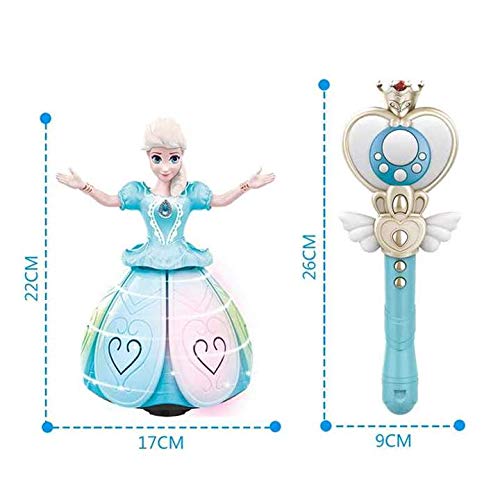 Remote Controlled Musical Princess Angel Doll | 360 degree rotation and Forward/Backward movement