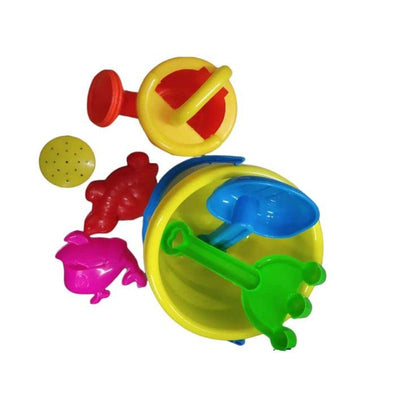 Beach Play Set for Kids with Bucket, Shovels and Molds