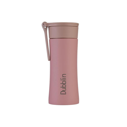 Dubblin Belly Insulated Stainless Steel Water Bottle - 300ml | Double Wall Vacuum - Pink