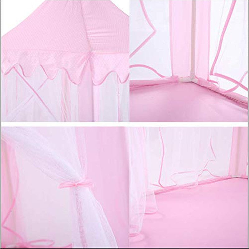 Baby Kids Dream Castle Play Tent House for Children Play Indoor Outdoor Games - Pink