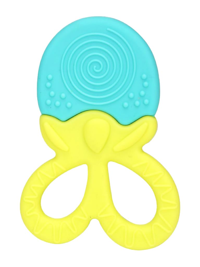 Mee Mee Multi Textured Silicone Teether Comforter - MM-1470-11BLU