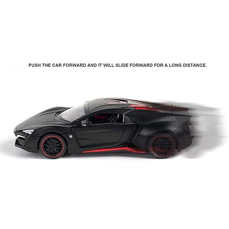 Resembling Big Size 1:24 Diecast Metal Car Model Hyper Toy Car