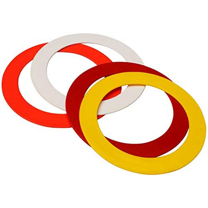 Fitfix Juggling Small Size Rings (Set of 3, Diameter 24 cms) | Magician Colorful Rings