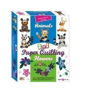 2 in 1 Paper Quilling (Animals+Flowers)