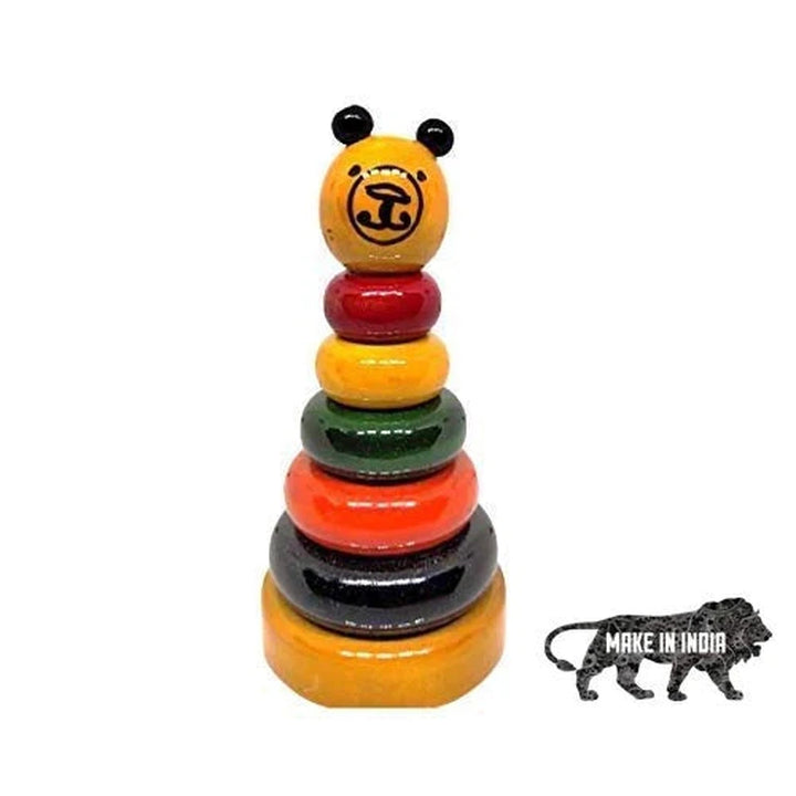 Wooden Rainbow Colour Wooden Stacker