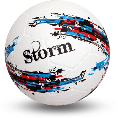 Nivia Football Size 3 (White) - Storm Moulded (3-6 Years)