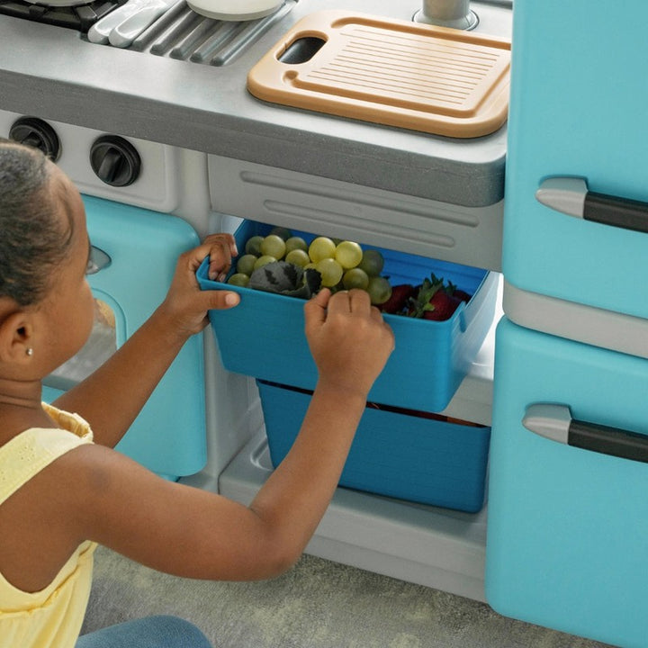 STEP2 Cooking Time Kitchen Pretend Playset with Light & Sound (3-8 Years)