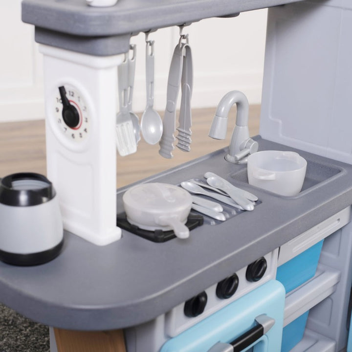 STEP2 Cooking Time Kitchen Pretend Playset with Light & Sound (3-8 Years)