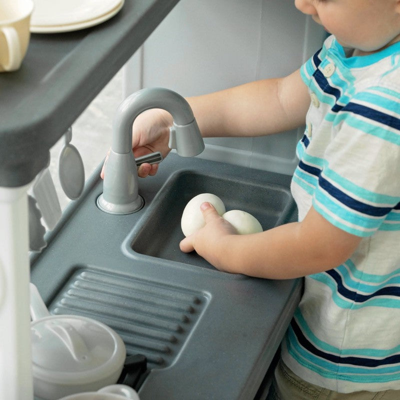 STEP2 Cooking Time Kitchen Pretend Playset with Light & Sound (3-8 Years)