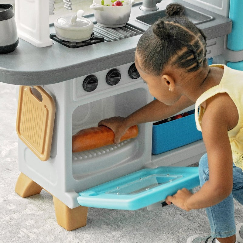 STEP2 Cooking Time Kitchen Pretend Playset with Light & Sound (3-8 Years)