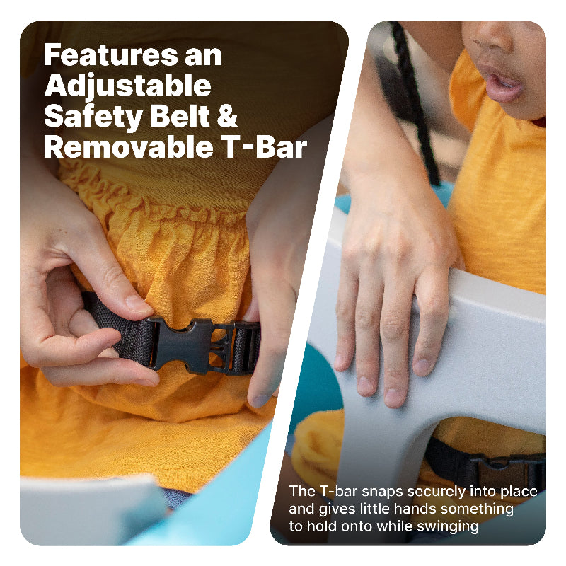 STEP2 Premium Rocket Ship Themed Dual Swing - A Safe Ride for Two (9 Months - 3 Years)