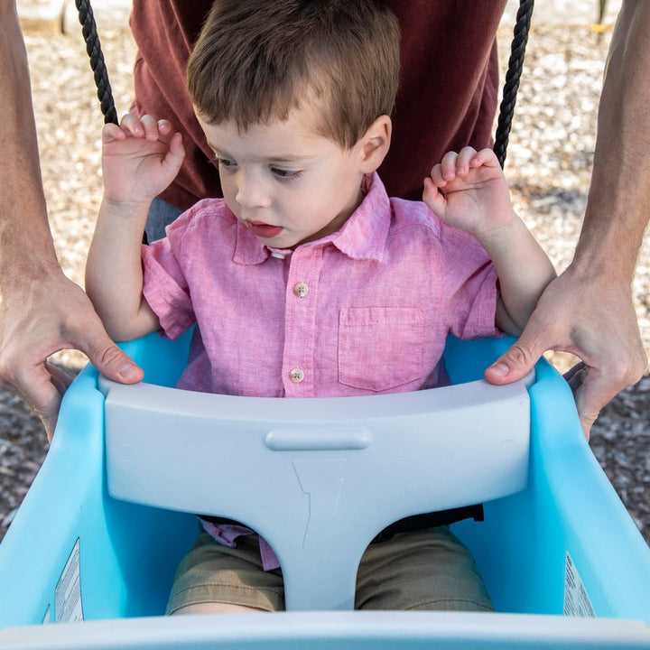 STEP2 Premium Rocket Ship Themed Dual Swing - A Safe Ride for Two (9 Months - 3 Years)