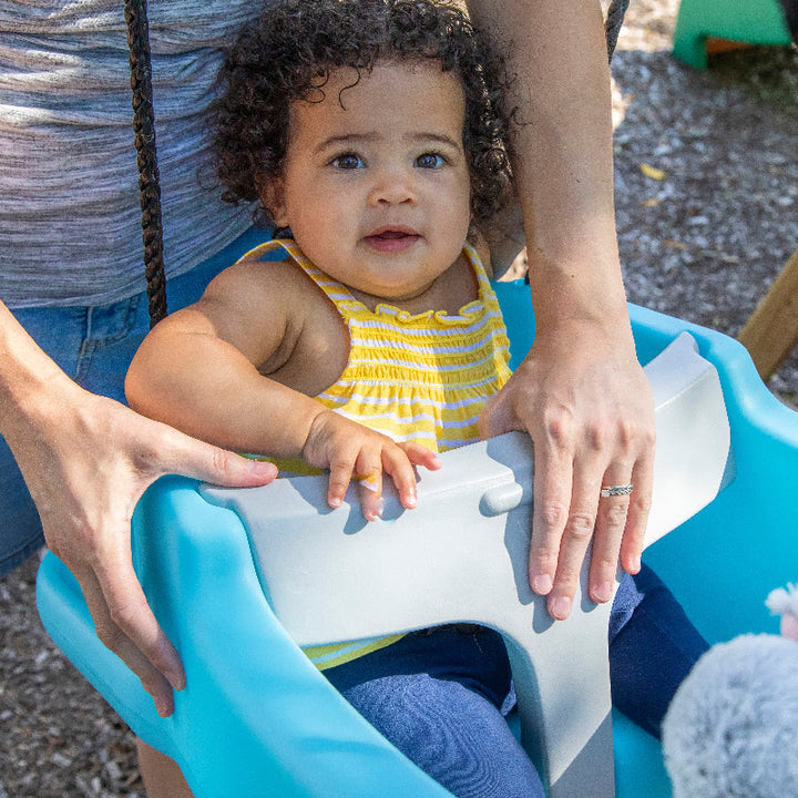 STEP2 Premium Rocket Ship Themed Dual Swing - A Safe Ride for Two (9 Months - 3 Years)