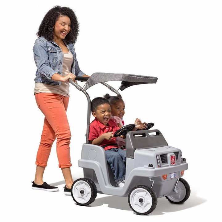 STEP2 Manual Push Ride On Adventure Vehicle - Side By Side Push Around SUV (1.5-3 Years)