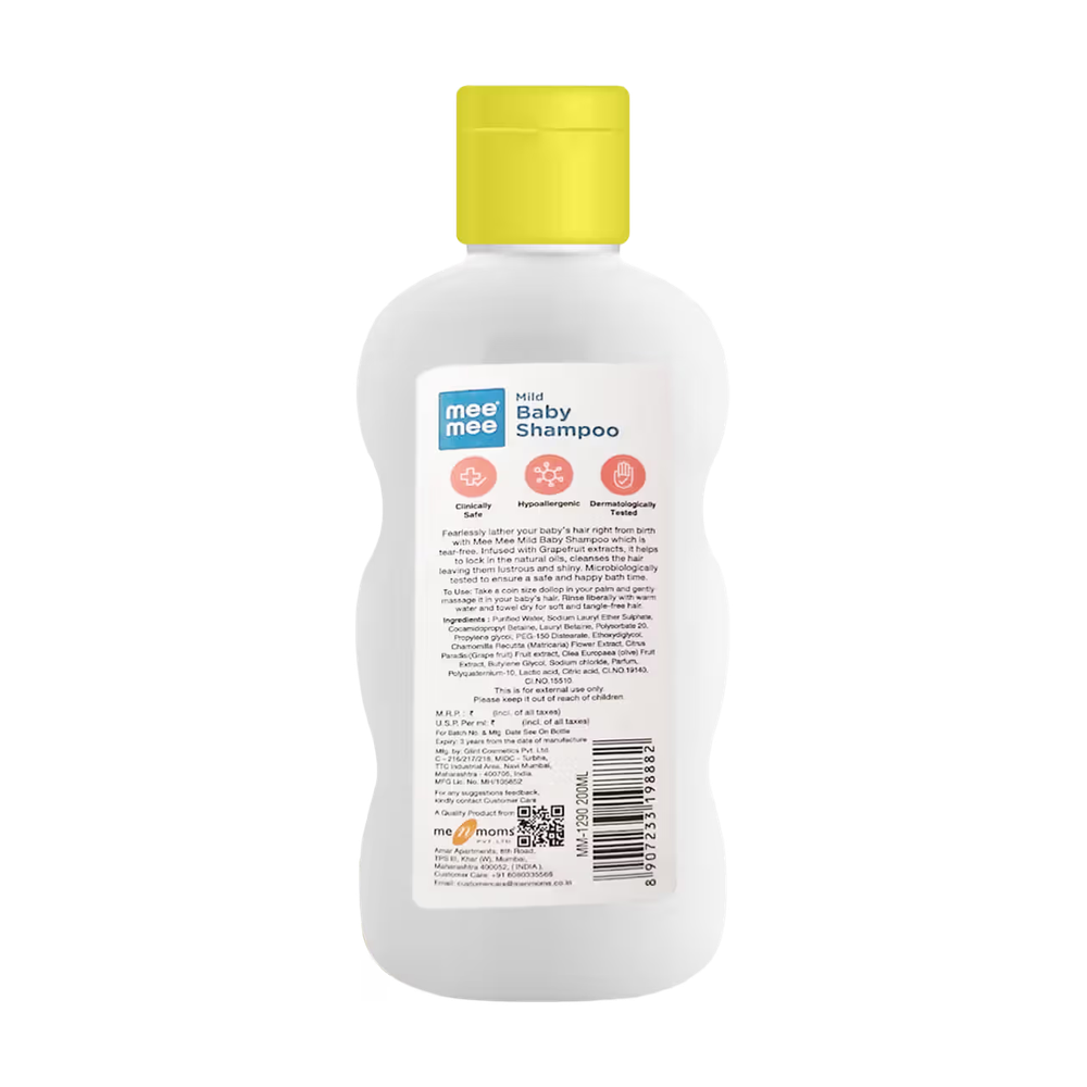Mee Mee Gentle Baby Shampoo with Fruit Extracts - 200ml