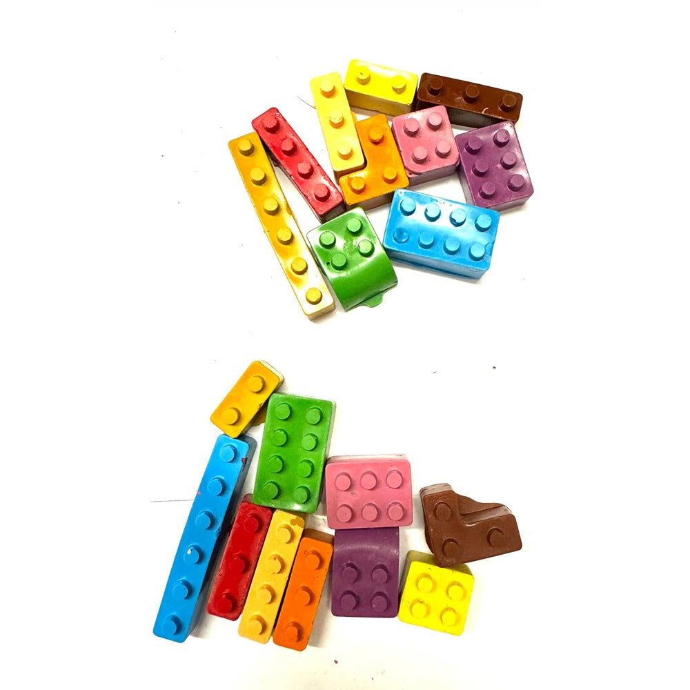 Lego Block Crayons set of 8