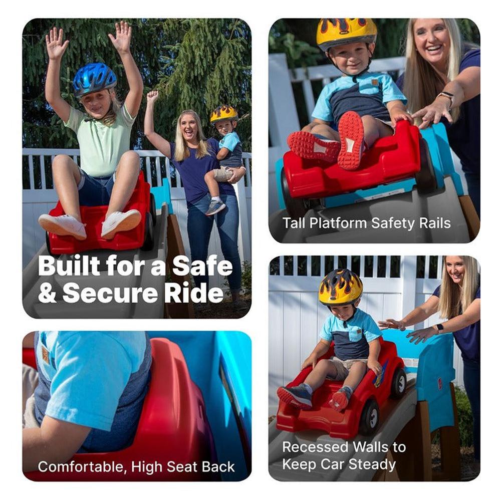 STEP2 Extreme Thrill Roller Coaster (3-8 Years) | Dashing Red