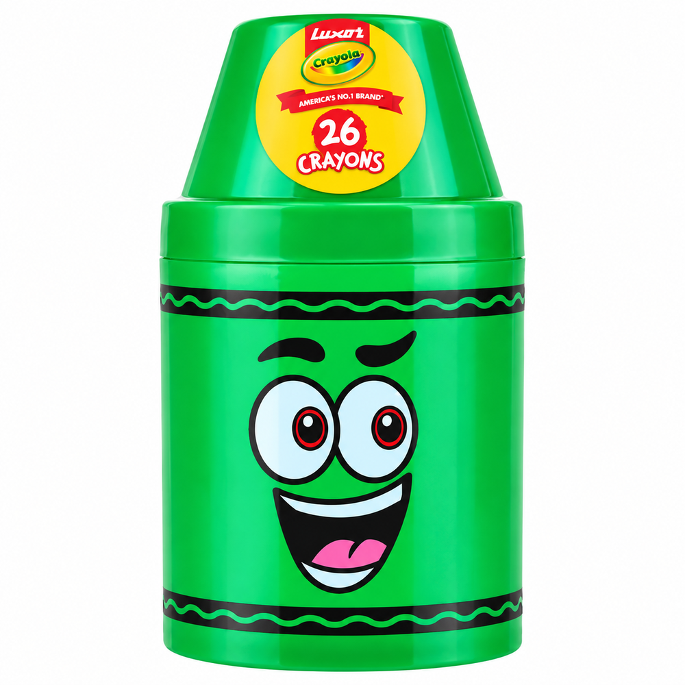 Luxor Crayola 26 Jumbo Wax Crayons | Thick Coloring Crayons for Kids