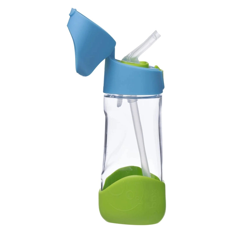 Tritan Straw Drink bottle 450ml Ocean Breeze Blue Green