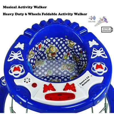 Butterfly Musical Activity Circular Walker (Blue)