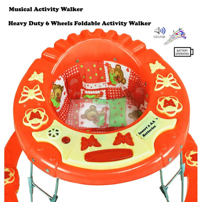 Butterfly Musical Activity Circular Walker (Multicolour)