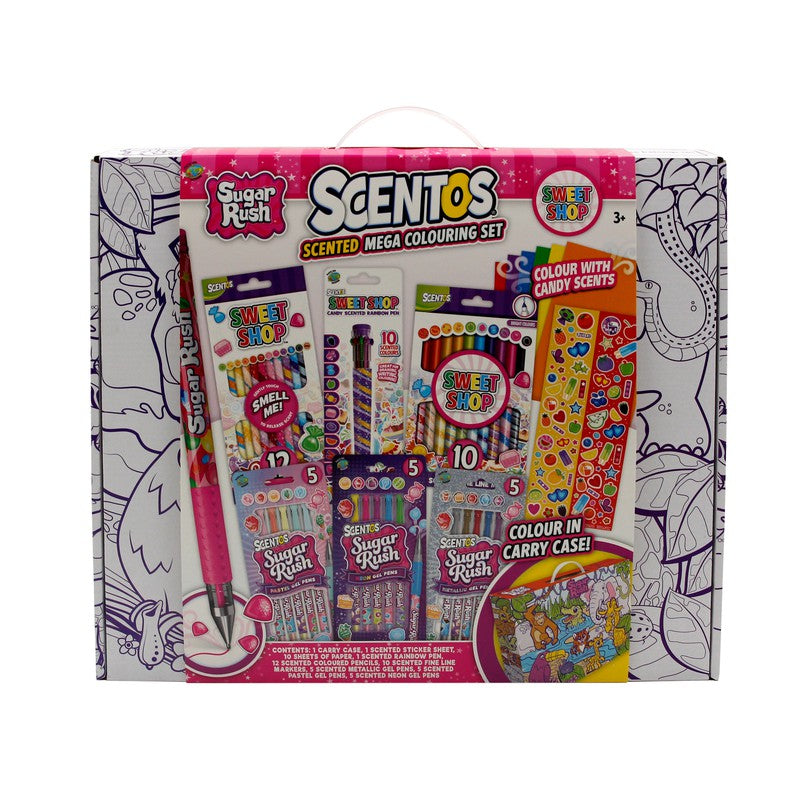 Sugar Rush Sweet Shop Mega Colouring Set