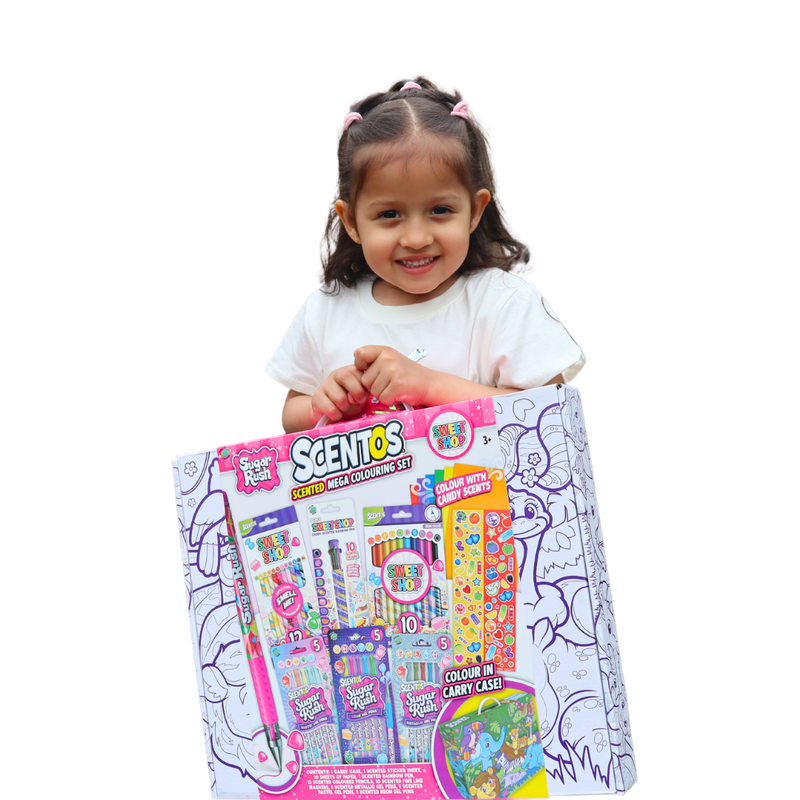 Sugar Rush Sweet Shop Mega Colouring Set