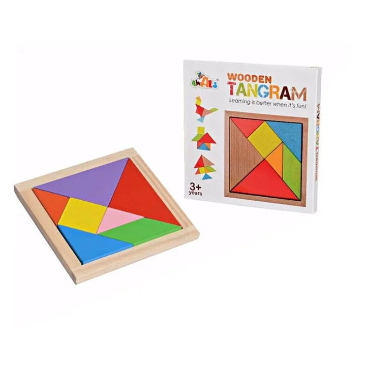 Wooden Tangram Puzzle Educational Game