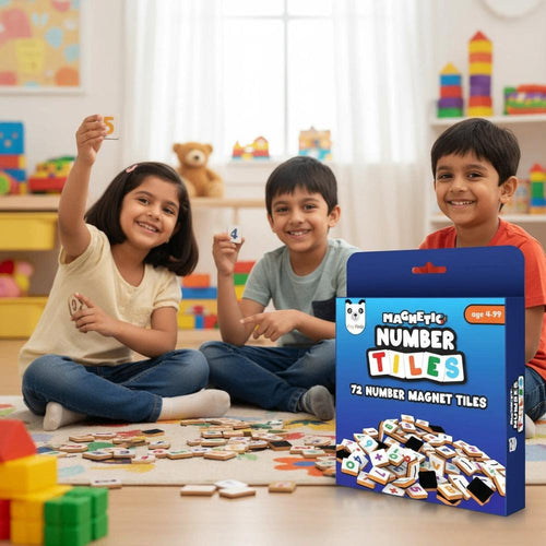 Play Panda Magnetic Number Tiles Learning Play for Kids