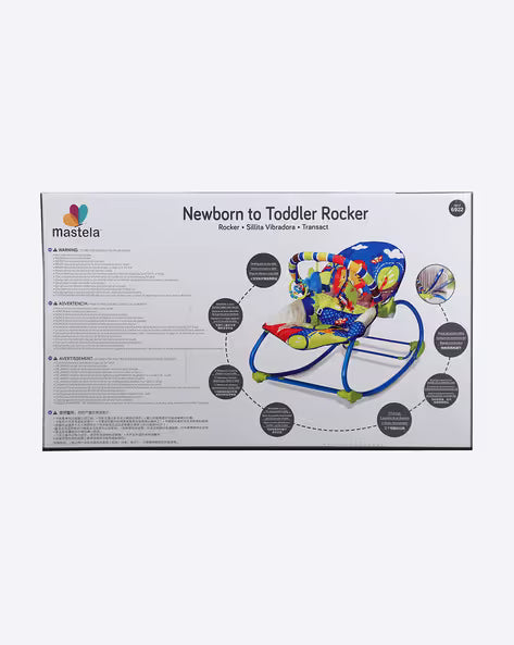 Mastela Newborn to Toddler Rocker | 2 Position Setting, 12 Melodies & Vibrations