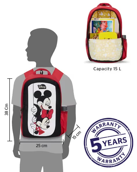 Wildcraft Wiki Champ Mickey Backpack | Capacity - 15L