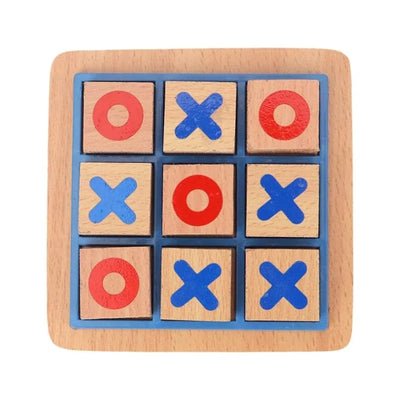 Wooden Senior Tic Tac Toe Game