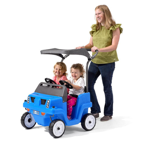 STEP2 Manual Push Ride On Adventure Vehicle - Side By Side Push Around SUV (1.5-3 Years)