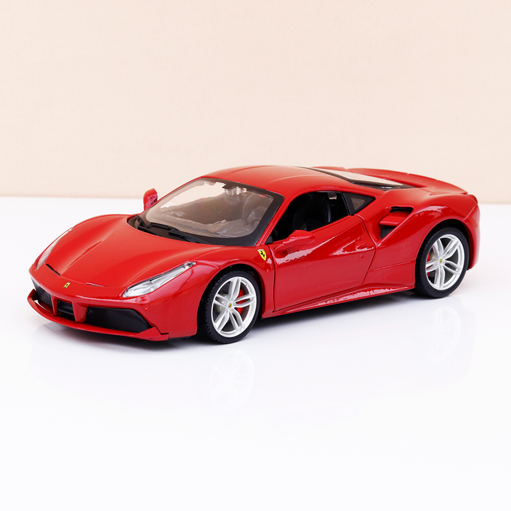 Original Ferrari 488 GTB Licensed Diecast Car | 1:24 Scale (14 Years till Grown Ups)