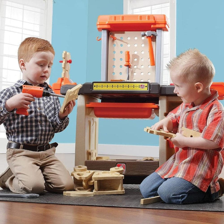 STEP2 Little Handyman Wooden Workbench Play Set (3-8 Years)
