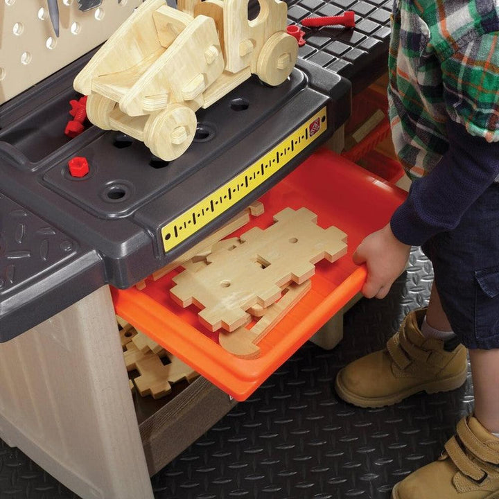 STEP2 Little Handyman Wooden Workbench Play Set (3-8 Years)