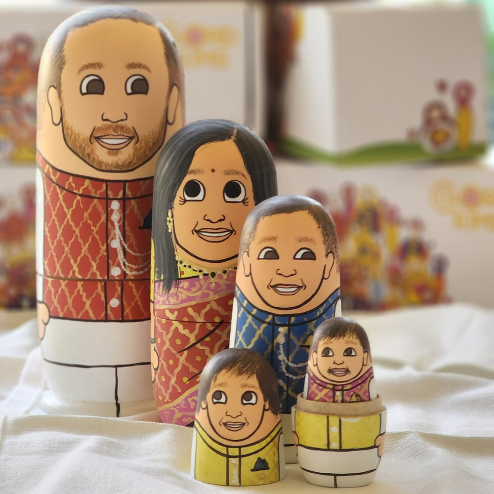 Family nesting dolls online