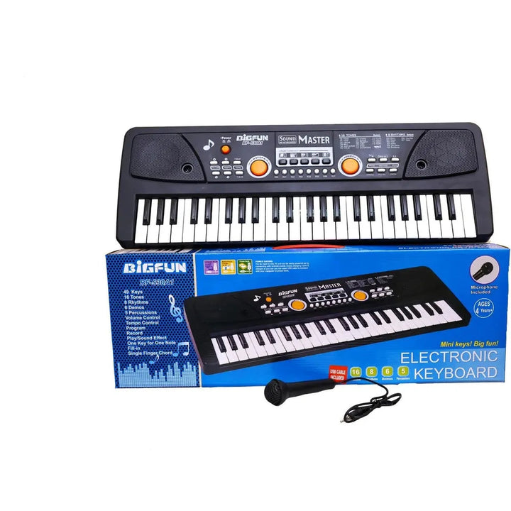 BIG FUN Piano GY-539 Electronic Keyboard for Kids | 49 Key Musical Toy