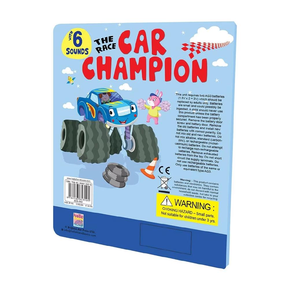 The Racing Champion - Sound Book with Steering Wheel (2-4 Years)