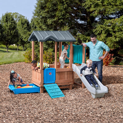 Woodland Adventure Playhouse & Slide (COD Not Available)