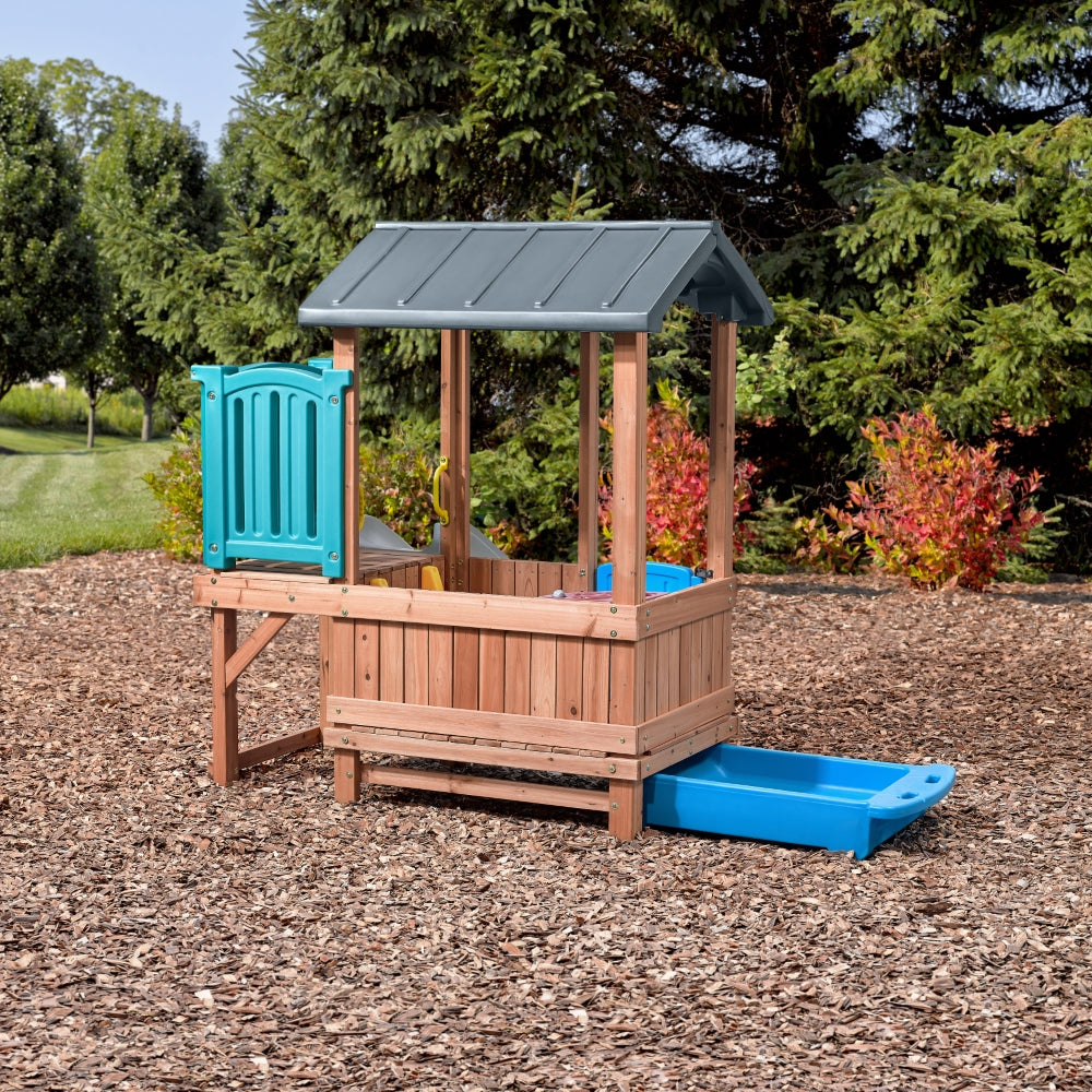 Woodland Adventure Playhouse & Slide (COD Not Available)