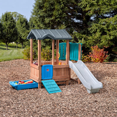 Woodland Adventure Playhouse & Slide (COD Not Available)