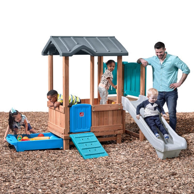 Woodland Adventure Playhouse & Slide (COD Not Available)