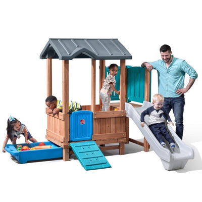 Woodland Adventure Playhouse & Slide (COD Not Available)