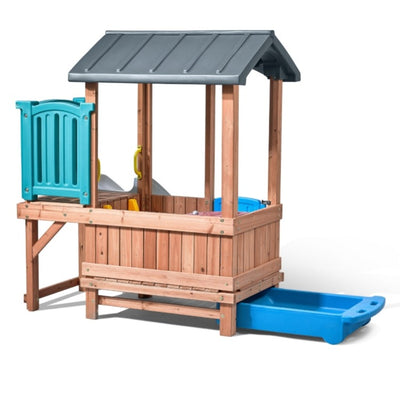 Woodland Adventure Playhouse & Slide (COD Not Available)