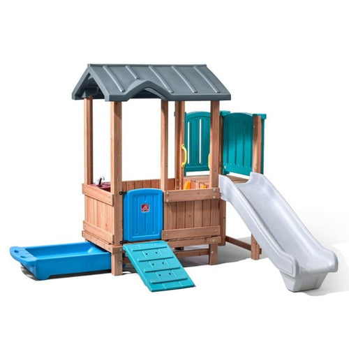 STEP2 Woodland Adventure Playhouse & Slide (3-8 Years)