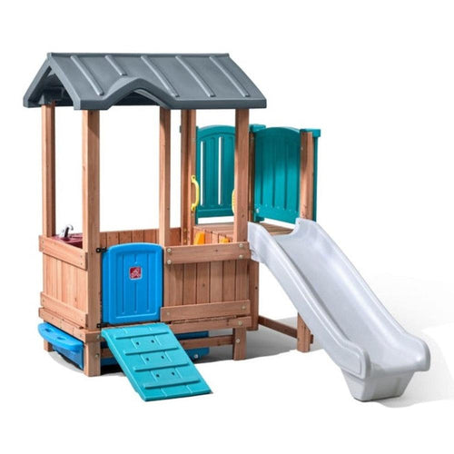 STEP2 Woodland Adventure Playhouse & Slide (3-8 Years)