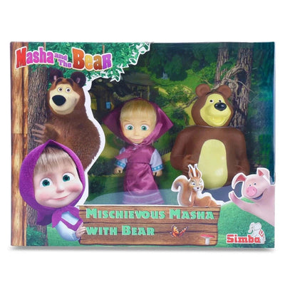 Licensed Simba Masha Doll and Bear